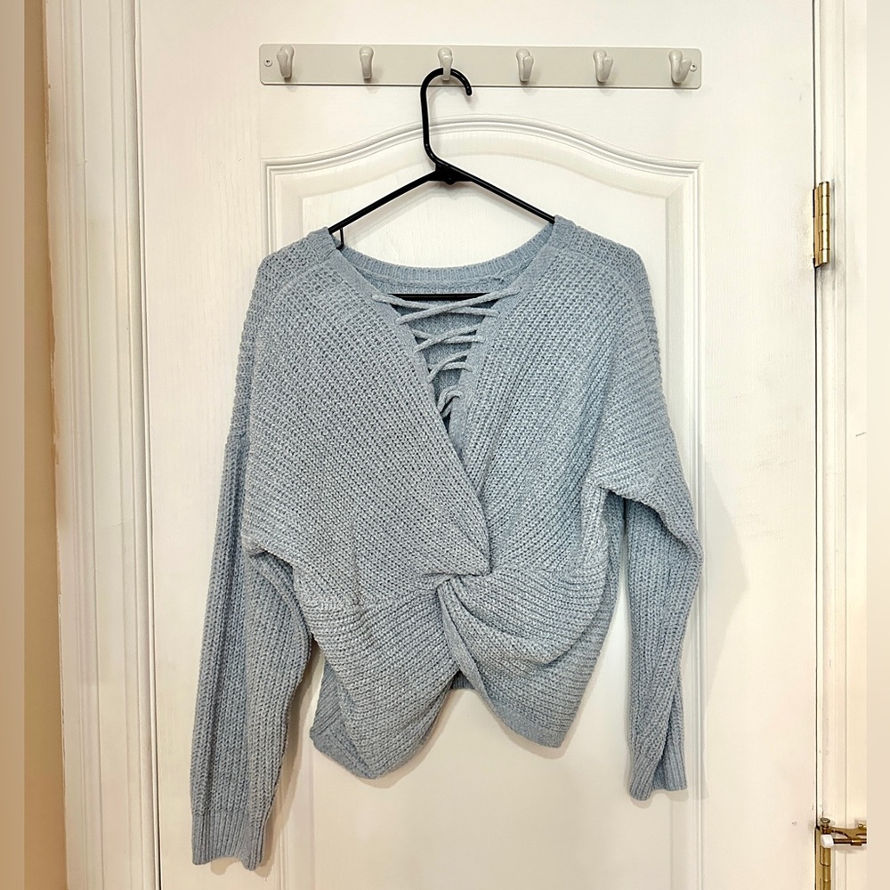 NEVER WORN - Women’s light blue sweater